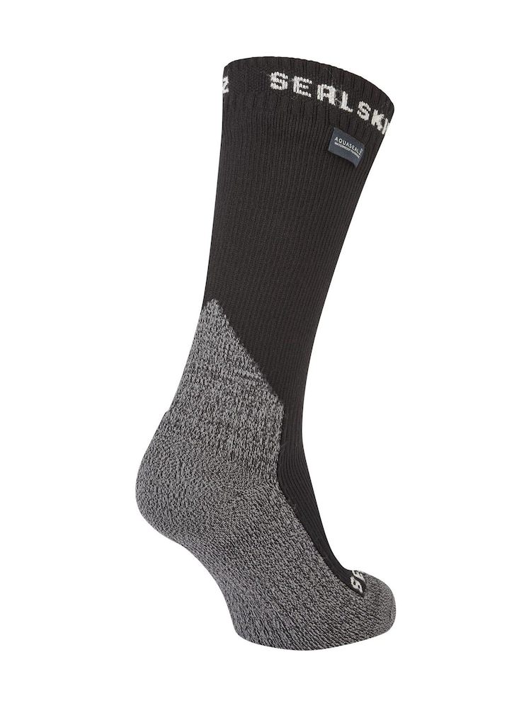 Sealskinz Stanfield Waterproof Extreme Cold Weather Mid Length Black Socks - Image 2 of 2