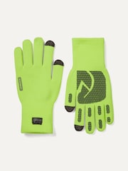Желтый - Непромокаемые вязаные перчатки SEALSKINZ Anmer All Weather Ultra Grip - Image 1 of 3