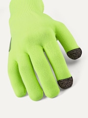 Желтый - Непромокаемые вязаные перчатки SEALSKINZ Anmer All Weather Ultra Grip - Image 3 of 3