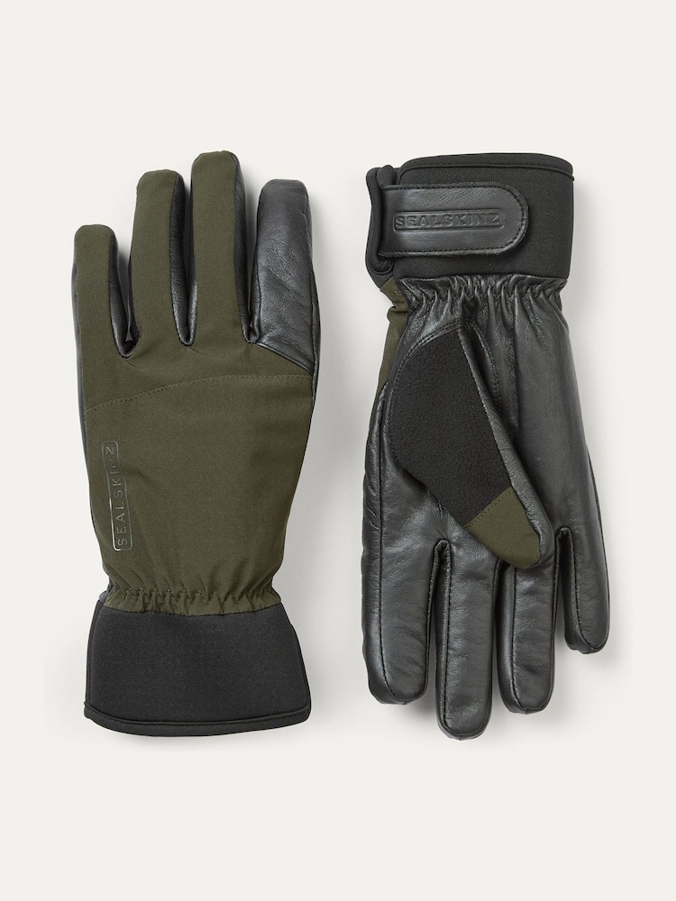 Sealskinz Green Fordham Waterproof All Weather Hunting Gloves - Image 1 of 3