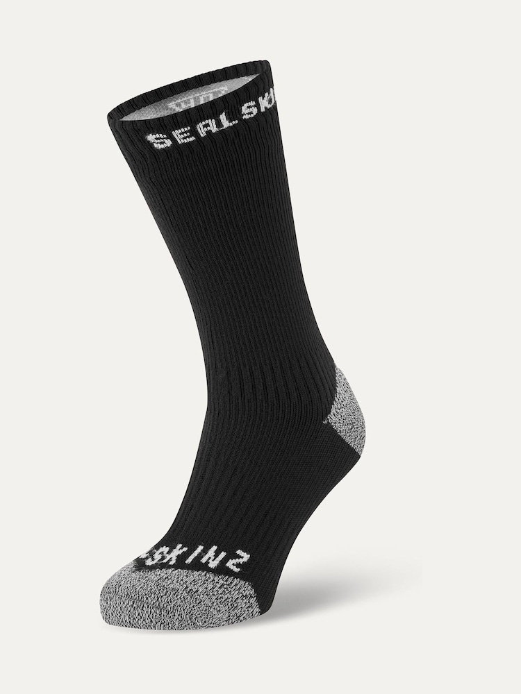 Sealskinz Briston Waterproof All Weather Mid Length Socks With Hydrostop - Image 1 of 2