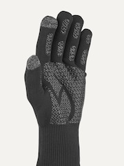 Negro - Sealskinz Anmer Waterproof All Weather Ultra Grip Knitted Black Gloves - Imagen 3 de 3