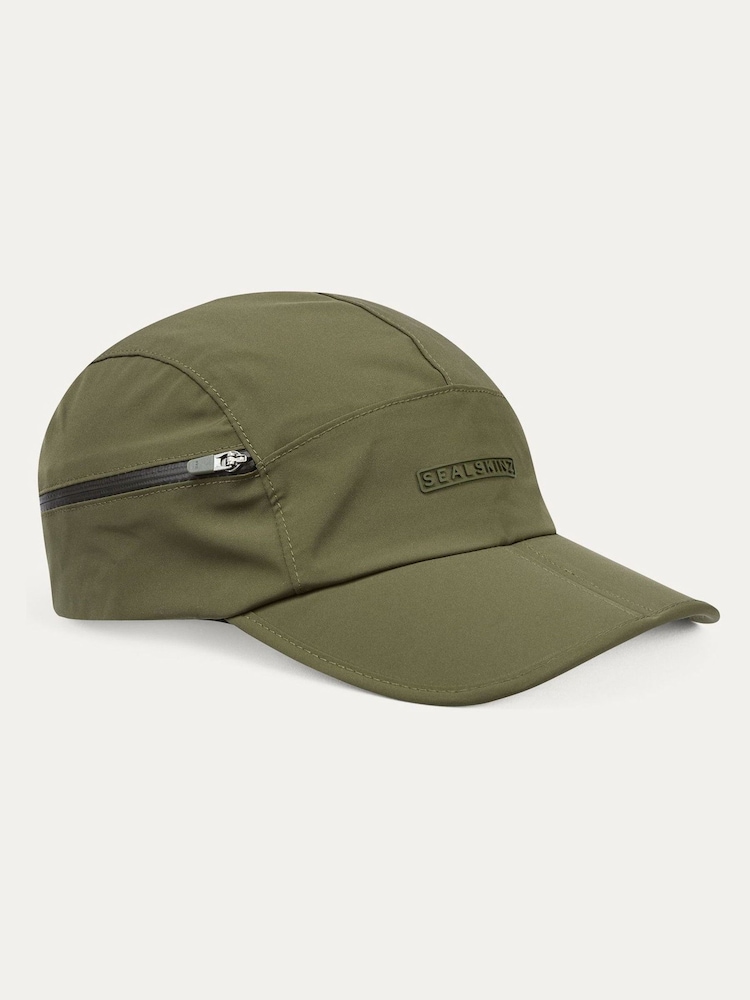 Sealskinz Mulbarton Waterproof All Weather Zipped Pocket Colour Blocked Cap - Image 1 of 3
