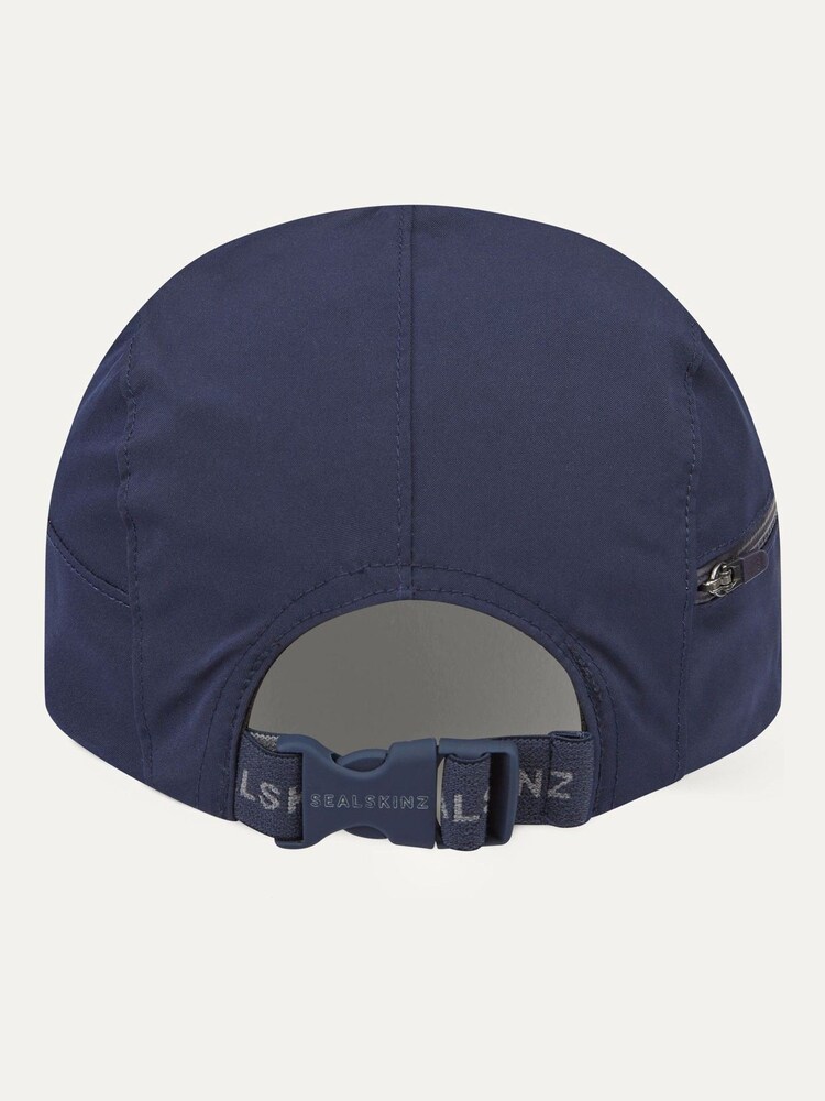 Sealskinz Blue Mulbarton Waterproof All Weather Zipped Pocket Cap - Image 3 of 3