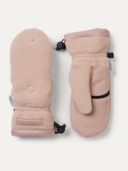 Rosa - Sealskinz Sturston Windproof Sherpa Fleece Convertible Winter Mittens - Imagen 1 de 3