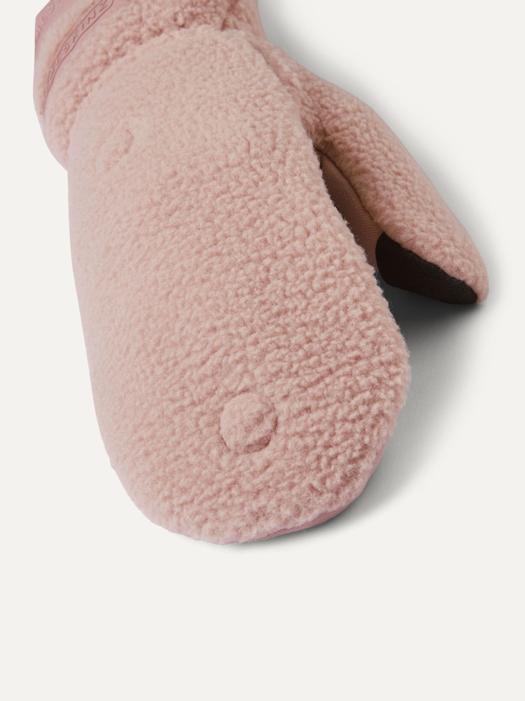 Rosa - Sealskinz Sturston Windproof Sherpa Fleece Convertible Winter Mittens - Imagen 3 de 3