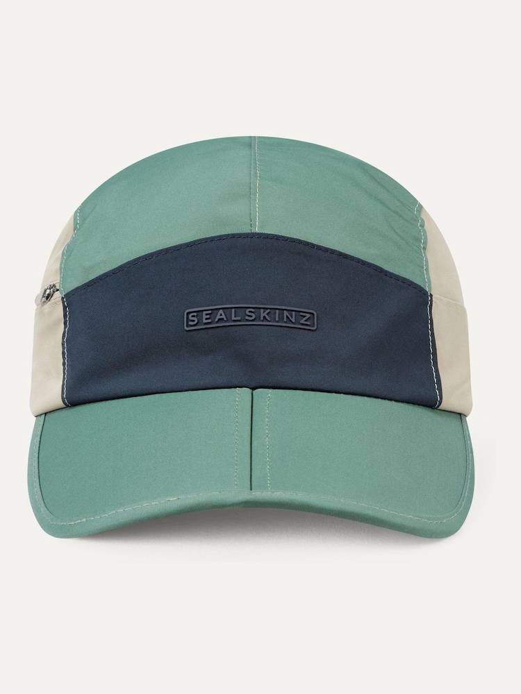 Sealskinz Mulbarton Waterproof All Weather Zipped Pocket Colour Blocked Cap - Image 2 of 3