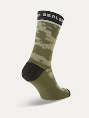 Sealskinz Green Reepham Mid Length Jacquard Active Socks - Image 2 of 2