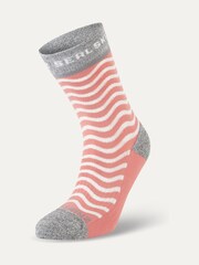 Sealskinz Womens Pink Rudham Mid Length Meteorological Active Socks - Image 1 of 2
