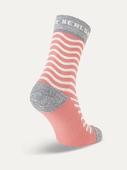 Sealskinz Womens Pink Rudham Mid Length Meteorological Active Socks - Image 2 of 2