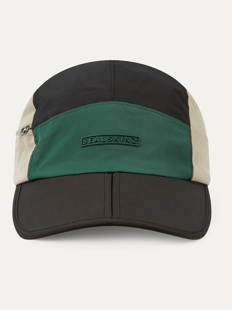 Sealskinz Mulbarton Waterproof All Weather Zipped Pocket Colour Blocked Cap - Image 2 of 3