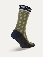 Sealskinz Womens Green Rudham Mid Length Meteorological Active Socks - Image 2 of 2