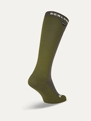 Sealskinz Green Worstead Waterproof Cold Weather Knee Length Socks - Image 2 of 2