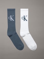Calvin Klein Blue Socks 2 Pack - Image 1 of 1
