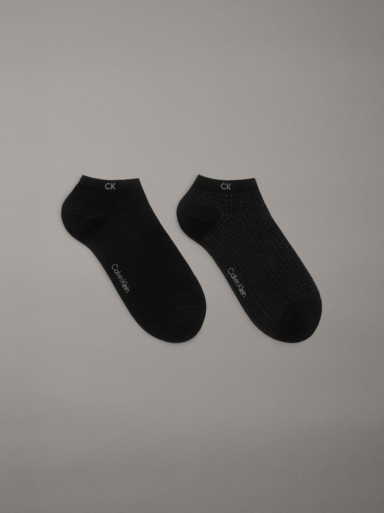 Calvin Klein Black Socks 2 Pack - Image 1 of 1
