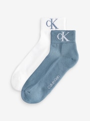 Calvin Klein Blue Quarter Socks - Image 1 of 3