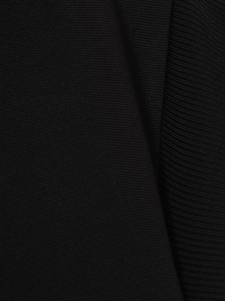 Черный - Reiss Cobi Draped Jersey-Twill Sleeveless Top - Изображение 5 из 5