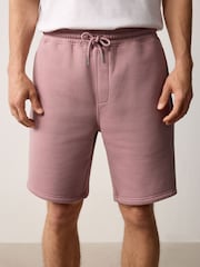 Pink Brushed Jersey Zip Pocket Shorts - Image 1 of 8