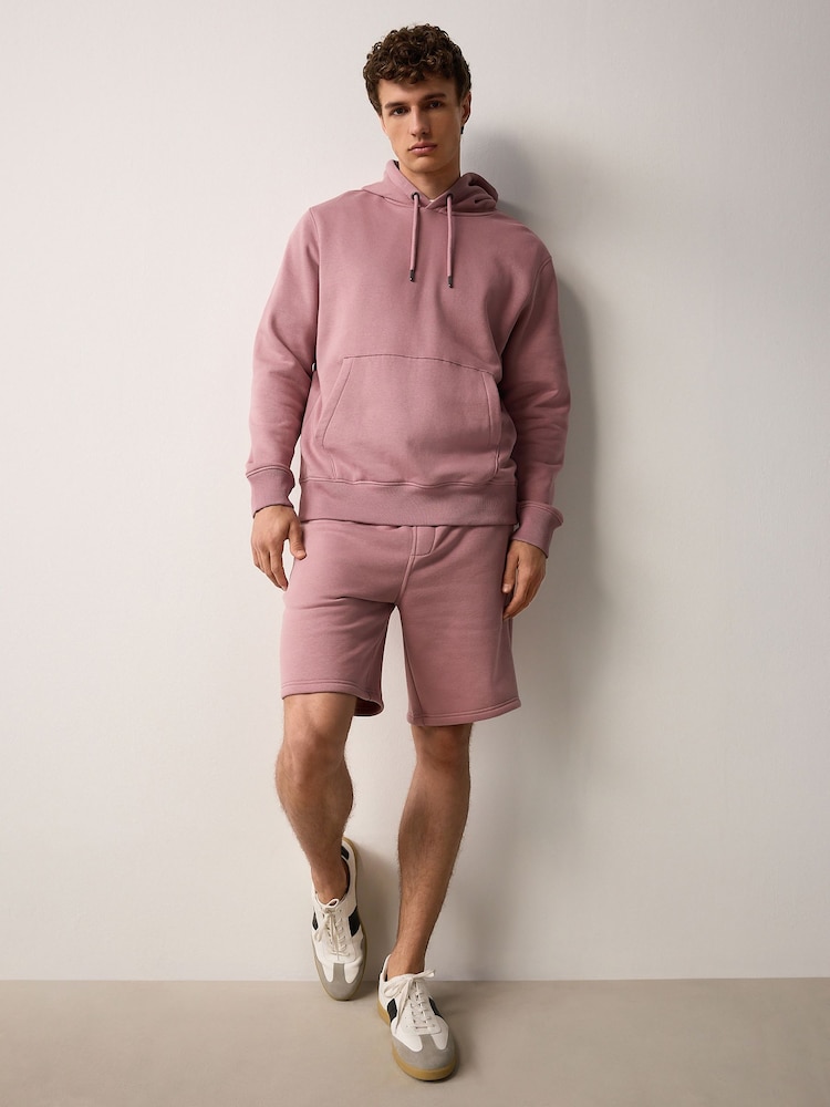 Pink Brushed Jersey Zip Pocket Shorts - Image 2 of 8