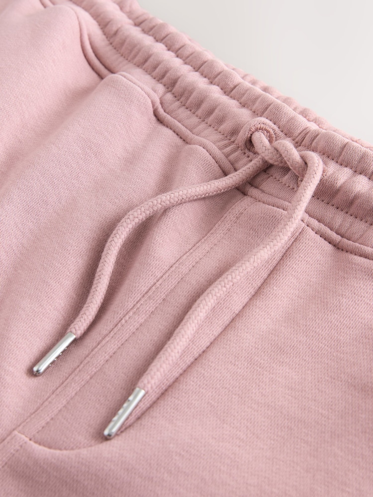 Pink Brushed Jersey Zip Pocket Shorts - Image 8 of 8
