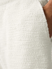 Ecru Cotton Rich Textured Jersey Shorts - Image 6 of 10