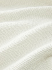 Ecru Cotton Rich Textured Jersey Shorts - Image 9 of 10