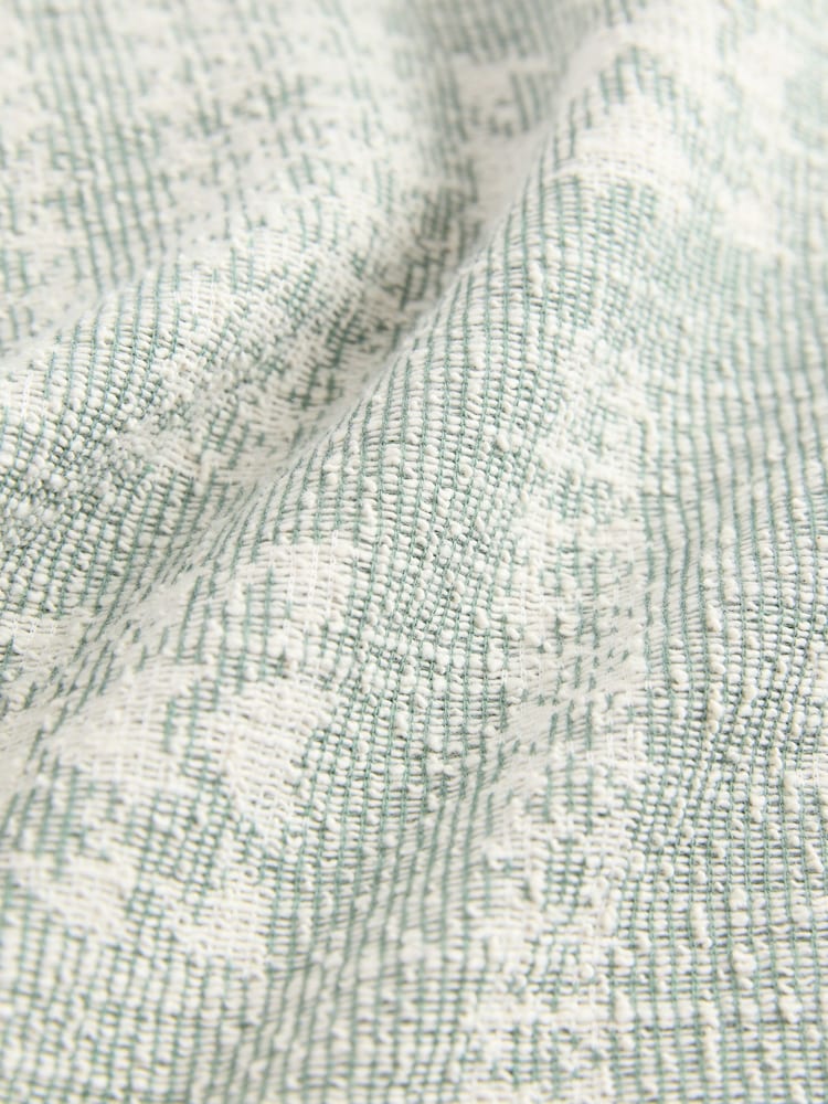 Sage Grün - Jersey-Shorts mit strukturiertem, geometrischem Muster - Image 2 of 4
