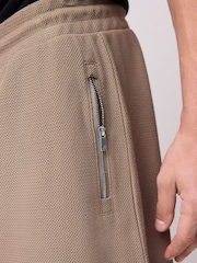 Грибной - Textured Zip Pocket Jersey 100% Cotton Shorts - Изображение 6 из 9