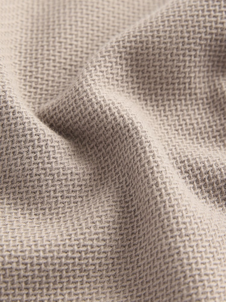 Champiñón - Textured Zip Pocket Jersey 100% Cotton Shorts - Imagen 9 de 9 Champiñón - Textured Zip Pocket Jersey 100% Cotton Shorts - Imagen 9 de 9