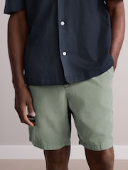 Green Lightweight Elasticated Waist Shorts - Image 1 of 8