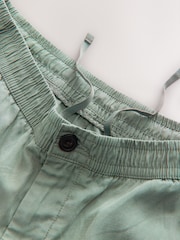 Green Lightweight Elasticated Waist Shorts - Image 8 of 8