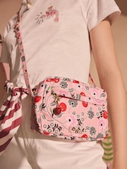 Cath Kidston Pink Cherry Utility Cross-Body Bag - Image 1 of 7