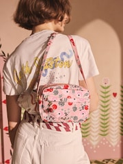 Cath Kidston Pink Cherry Utility Cross-Body Bag - Image 2 of 7