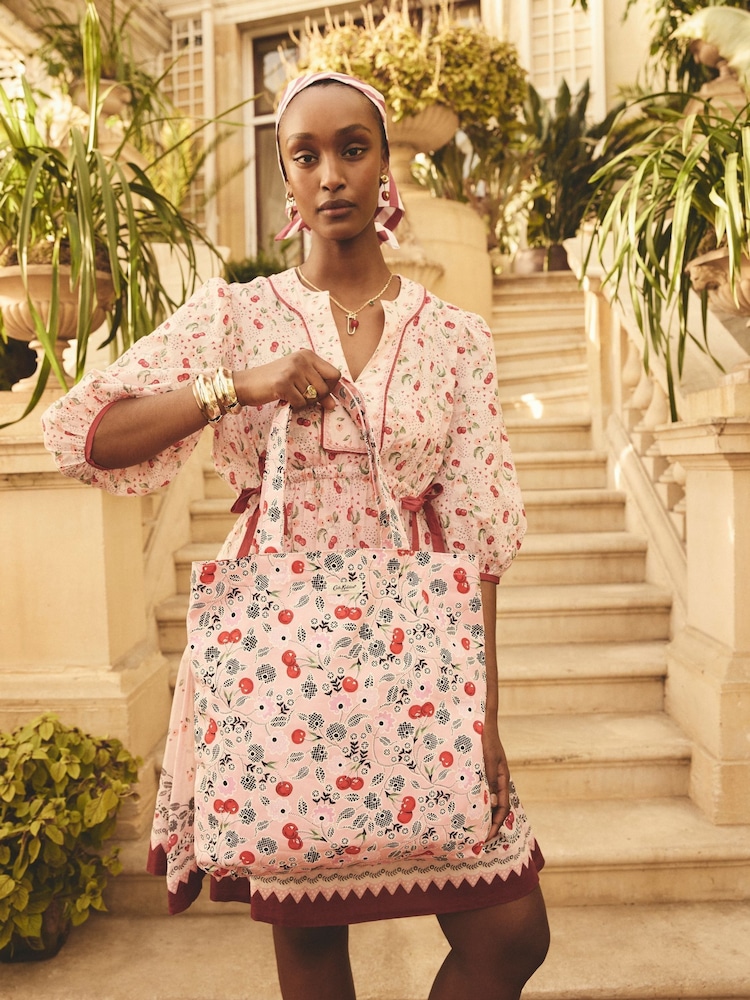 Rosa cereza - Cath Kidston Perfect Shopper Cotton Bag - Imagen 2 de 7