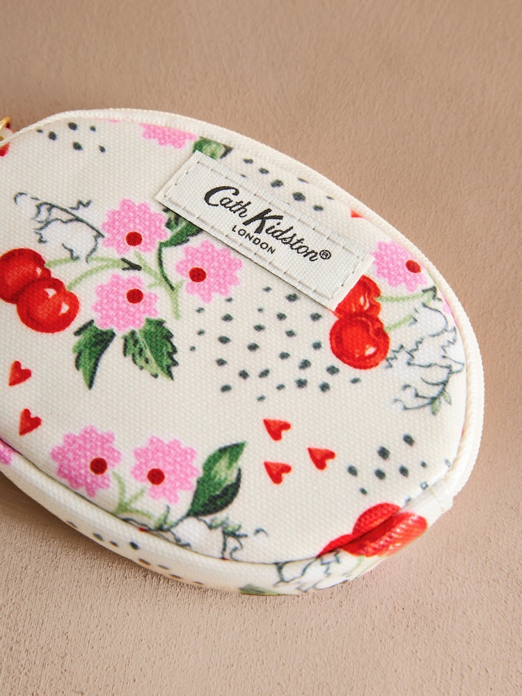 Ecru Kirschen - Cath Kidston Runder Geldbeutel - Bild 3 von 3 Ecru Kirschen - Cath Kidston Runder Geldbeutel - Bild 3 von 3