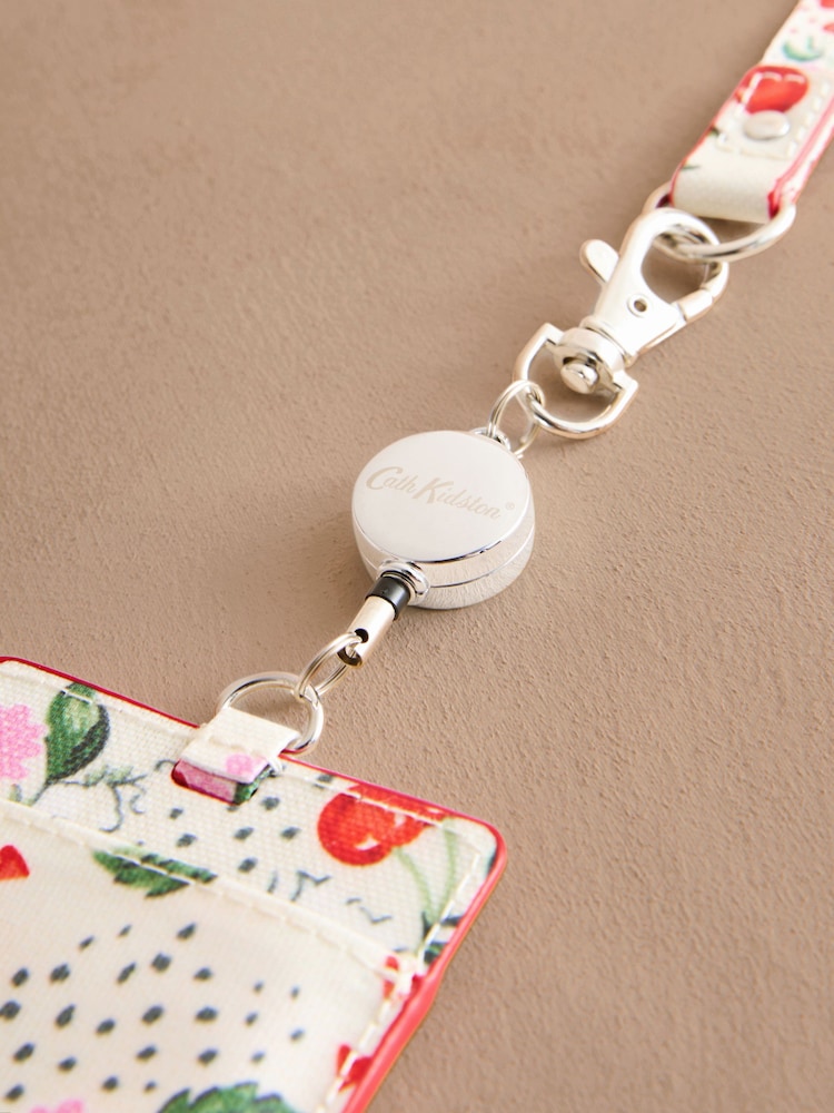 Cath Kidston Ecru Cherries Lanyard Bag - Image 2 of 3
