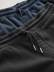 Noir/Marine - Short en jersey en tissu doux 2 Pack - Image 10 de 10