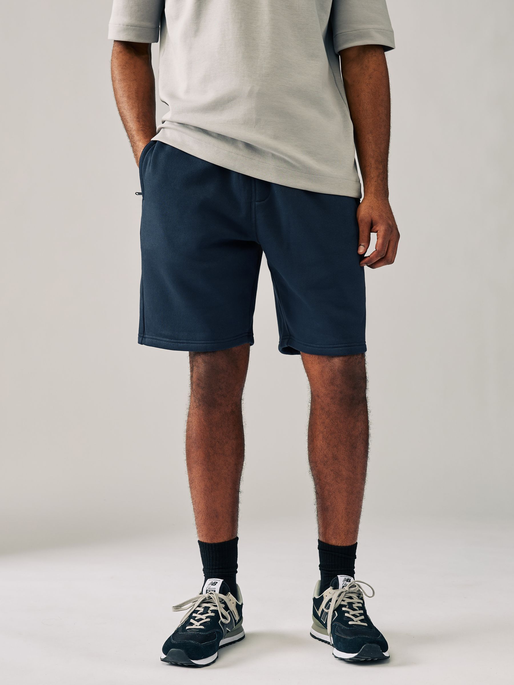 Buy Black/Navy Soft Fabric Jersey Shorts 2 Pack from Next USA