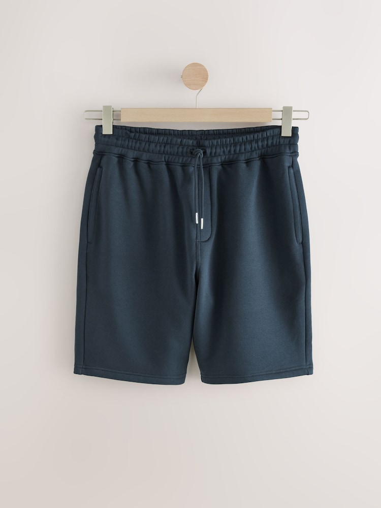 Noir/Marine - Short en jersey en tissu doux 2 Pack - Image 3 of 10
