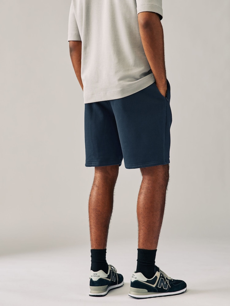 Noir/Marine - Short en jersey en tissu doux 2 Pack - Image 7 of 10