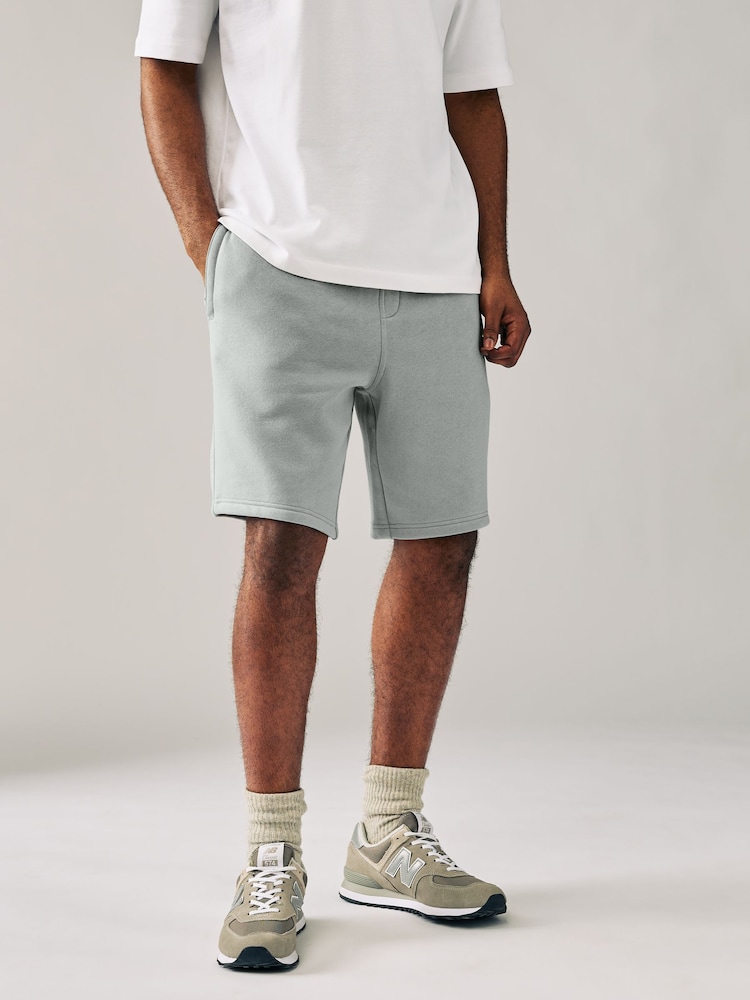 Grey/Seafoam Soft Fabric Jersey Shorts 2 Pack - Image 2 of 8