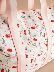 Cath Kidston Ecru Cherries Overnight Bag - Image 8 of 9