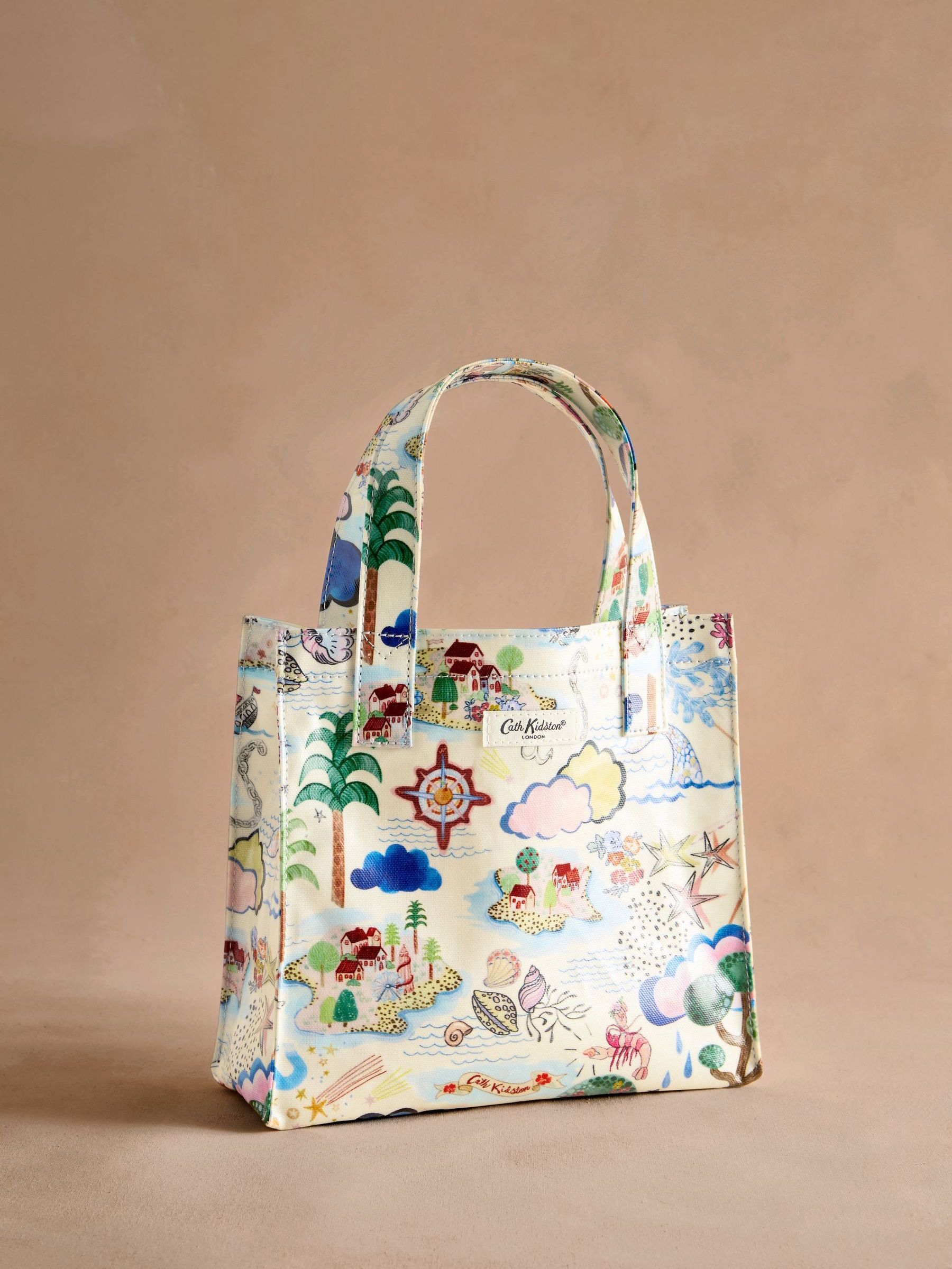 Buy Cath Kidston Multi Sketchbook Small Coated Book Bag from