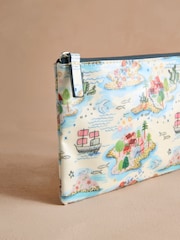 Cath Kidston Multi Sketchbook Zip-Up 100% Cotton Purse - Image 2 of 3