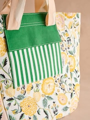 Cath Kidston Yellow Strawberry Garden Large 100% Cotton Tote Bag - Image 11 of 12