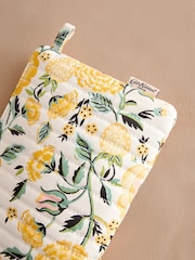 Cath Kidston Yellow Strawberry 100% Cotton Quilted Pouch - Image 3 of 3