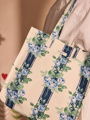 Cath Kidston Navy Garden Stripe Large Book Bag - Image 3 of 6