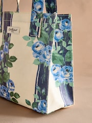 Cath Kidston Navy Garden Stripe Small Coated Book Bag - Image 5 of 5