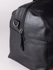 Lakeland Leather Black Small Shoregill Holdall Bag - Image 6 of 7
