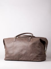 Lakeland Leather Brown Large Hutton Holdall - Image 1 of 7
